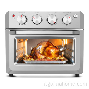 24L LIVR 1700W Prix d&#39;usine sain-sain pistolet à air numérique The Power 360 Digital Manual Air Fryer Four